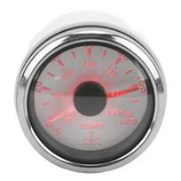 52 mm Vandens temperatūros matuoklis 7 spalvų apšvietimas IP67 vandeniui atsparus 1600–22 omų rodyklinis indikatorius valtims, RVs Baltas balta