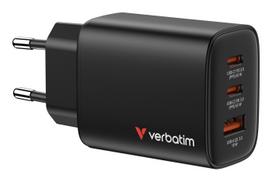 Verbatim GaN III Essentials Charger 3 Port 65W USB-A/C black (32352)