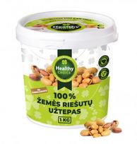 HEALTHY CHOICE 100% žemės riešutų užtepas (gabaliukais) 1kg