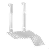 Klipinimo rampa Vėžlio deginimosi platforma Lentyna Akrilinis pakabinamas bakas Dokas Poilsio terasa Degintis 15.5X16.3X4.3cm
