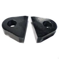 2 Pieces Weld on Shackle Clevis Mount, Easy to Install, Heavy Duty Steel for
