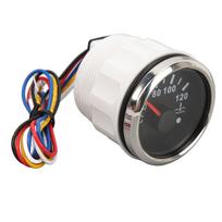 52MM Vandens temperatūros matuoklis 40–120 laipsnių C DC9–32V Rodyklinis vandens temperatūros matuoklis su apšvietimu Kemperiams