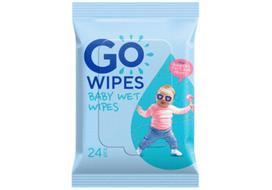 Drėgnos servetėlės GOWIPES Baby Wet Wipes, 24 vnt