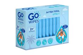 Drėgnos servetėlės GOWIPES Ant-Bacterial Wet Wipes, 10 x 8vnt