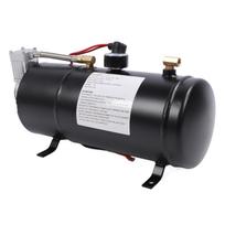 Traukinio garso signalo komplektas 12V 135dB itin garsus 4 ragų oro ragų komplektas su 150PSI 3L kompresoriumi sunkvežimiams, automobiliams, furgonams, valčiai