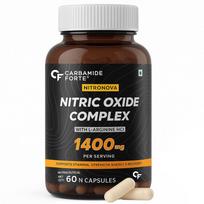 Carbamide Forte Azoto Oksido Maisto Papildas 1200mg Suaugusiems su L-Argininu, AAKG ir Runkelių Šaknimi 60 Augalinių Kapsulių