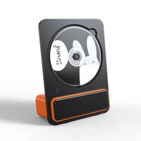 Nešiojamas CD grotuvas Belaidis Bluetooth muzikos grotuvas Įkraunamas muzikos albumų CD DISC grotuvas Namų CD įrenginys su nuotolinio valdymo pultu oranžinė