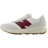 New Balance 370 Jūros druska Klasikinis Crimson Vyriški sportbačiai Balti U370CB 38.5 white