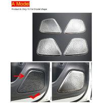 Automobilio durų skydelio garsiakalbio pamušalas Stereo garso garsiakalbio dangtelis Mercedes Benz GLA H247 CLA C118 W118 A B klasės W177 V177 GLB X247 B Model Silver
