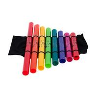 Ksilofoninis mušamųjų vamzdžių laikiklis su dėklu Boomwhackers BW-XT-8G