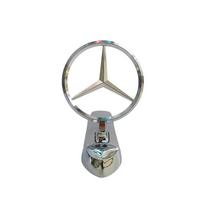 Emblem Badge Car Hood Front Chrome Logo Luxurious Plated For Mercedes Benz Hood with Wing C200 R300 E260 S450 S350