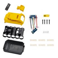1 rinkinys Li-Ion plastiko baterijos dėklas DeWalt 20V DCB201 DCB203 DCB204 DCB200 elektrinio įrankio baterijos korpuso keitimas United States