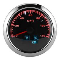85mm GPS greičio matuoklis, prietaisų skydelio rida, HD ekranas valčiai, jachtai, motociklui, automobiliui 120MPH