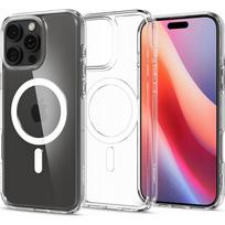 Spigen Ultra Hybrid Mag compatible case with MagSafe for IPHONE 16 Pro, white