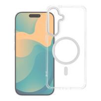 FRAME CLEAR HYBRID MAG COVER compatible with MagSafe for SAMSUNG A56, transparent