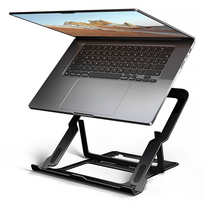 AXAGON STND-LAB is a laptop and tablet stand | Adjustable height and angle | 10-17.3" | Maximum weight capacity: 20 kg | Black