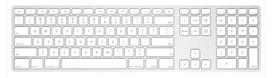 Matias mac aluminum keyboard with USB-C dongle