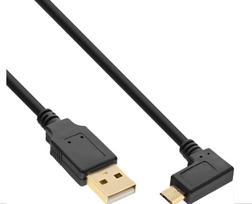MicroConnect Micro USB Cable, Black, 0.5m USB A - Micro USB B 5P