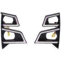 2 vnt. LED dienos žibintai automobiliui ISUZU DMAX trečiajai kartai RG01 2019 2021