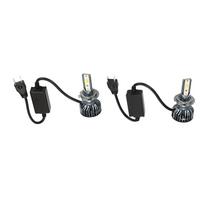 3 Colors LED Headlight Bulbs Brighter Waterproof 3 Colors High Low Beam LED Headlight with Ballast DC12‑24V H7 (2 Bulbs)