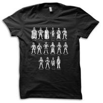 Darth Vader Leia Han Solo Characters Parody Star Wars T-shirt M5645 2XL