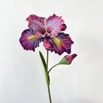 Vintažinės vilkdalgės dirbtinės šilkinės gėlės orchidėja 88cm Dirbtinės gėlės Imitacinis puokštė Vestuvės violetinė