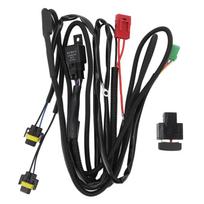 DC12V H11 LED Rūko žibinto Relės Laidų Pajungimo Komplektas Indikatorius Įjungta/Išjungta Jungiklis su 40A Relė Qashqai J10 X‑Trail T31 Navara