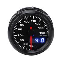 52 mm alyvos temperatūros matuoklis Tikslus stebėjimas nuo 40 iki 140 laipsnių Celsijaus Rodyklės indikacija Universalus tinka visiems DC12V automobiliams