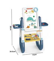 Dvipusė piešimo lenta vaikams su priedais – 3 in 1