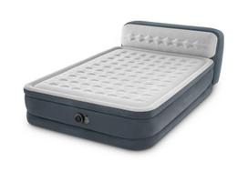 Pripučiamas čiužinys-lova INTEX Queen Ultra Plush, Airbed W/Fiber-Tech RP su integruota pompa ir galvos atrama,152x236x86cm