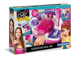 Žaislinė kosmetika - nagų dekoravimo rinkinys "Clementoni Superstar Nail Art"