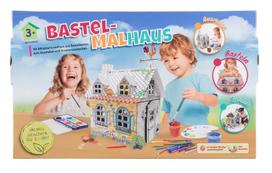 3D miniatiūrinis namelis spalvinimui