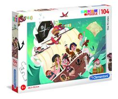 Supercolor dėlionė "The Pirates" 104 pcs