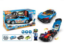 Sportinis automobilis - trasformeris su priedais
