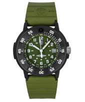 Luminox Originalus Navy Seal Guminis Dirželis Žalias Ciferblatas Kvarcinis Nardytojo XS.3013.EVO.S 200M Vyriškas Laikrodis žalia