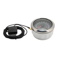 85mm GPS Greičio matuoklis Skaitmeninis 220km/h 0‑140MPH IP67 Vandeniui atsparus Raudonas foninis apšvietimas 9‑32V Universalus Odometras Automobiliui Valtis juoda