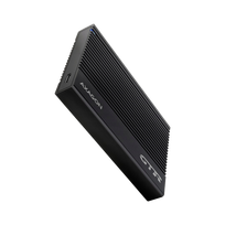 AXAGON EE25-GTR USB-C 3.2 Gen 2 - SATA 6G, 2.5" External RIBBED box BLACK