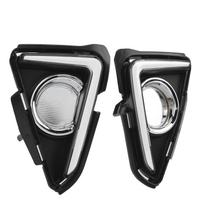 2 vnt. LED dienos žibintas Rūko žibintas Posūkio signalo surinkimas IP65 Pakeitimas RAV4 2016 2017 2018
