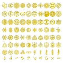 Orgonite Stickers Copper Orgonite Sticker  Adhesive Resin Mold DIY Stickers for Jewelry Making Crafts Copper Sticker 1