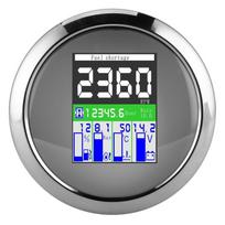 Daugiafunkcis matuoklis 85mm APS/min Temperatūra Alyvos slėgis Kuro lygis Automobiliui Išoriniam varikliui Motociklui Baltas ciferblatas