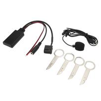 12 kontaktų automobilinis CD AUX IN belaidis Bluetooth adapteris su laisvų rankų įrangos mikrofonu, pakeičiantis Ford Focus 2005 m. ir vėlesnius modelius 6000CD