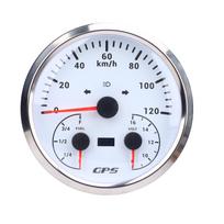 3 viename GPS spidometras 0–120 km/h 110 mm odometras 8–16 V įtampos matuoklis E 1 4 1 2 3 4 F degalų lygio matuoklis su posūkiu