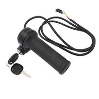 108X Electric Bike Ignition Switch Throttle Grip Set: Left & Right Handlebar Replacement Parts