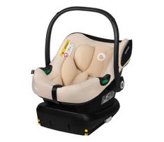 Lionelo - ASTRID SET i-Size pasukama automobilinė kėdutė su baze, 40–87 cm, smėlio spalvos