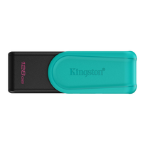 Kingston 128GB Portable USB 3.2 Gen 1 DataTraveler Exodia S (Black/Turquoise)