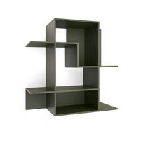 Žalios spalvos modulinė lentyna 80x80x25 cm Ina – Kave Home