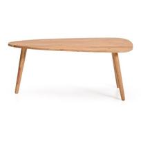 Natūralios spalvos iš akacijos masyvo kavos staliukas 60x110,5 cm Duvani – Kave Home