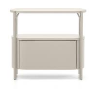 Baltos spalvos spintelė po kriaukle 90x81 cm Arely – Kave Home