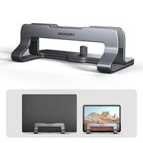 AXAGON STND-VG vertical stand for laptops and tablets | Adjustable width | 10-17.3 " | Grey