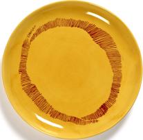 Serax Pusryčių lėkštės Feast, 19 cm, geltonai raudonos, 2 vnt.